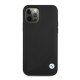 Apple iPhone 12 Pro Max 6,7\" BMW Leather Deboss Case Cover (BMHCP12LRCDPK), Black