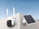 Outdoor 4G SIM Solar IP Camera with Motion Detector and 10x Zoom, White