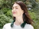 Portable Neck Fan, 3 Speeds, 5W, Green