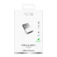 Puro USB-C to USB-A Adapter - White
