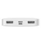 Baseus Bipow powerbank with display 10000mAh 15W white (Overseas Edition) + USB-A - Micro USB cable 0.25m white...