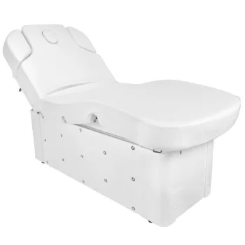 Cosmetic bed, massage couch with heating AZZURRO KRYSTAL 370-3, white