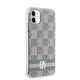 DKNY iPhone 11 / XR Case IML Checkered Mono Pattern MagSafe, Beige