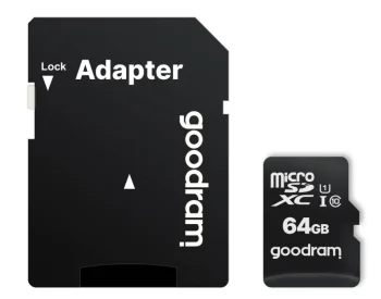 Goodram 64GB microSDXC Memory Card Class 10 UHS-I with Adapter