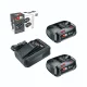 Bosch 18V Starter Set: 2x 2.5Ah Batteries & AL 18V-44 Charger