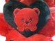 Plush Teddy Bear with I Love You Heart Soft Toy 30cm, Red