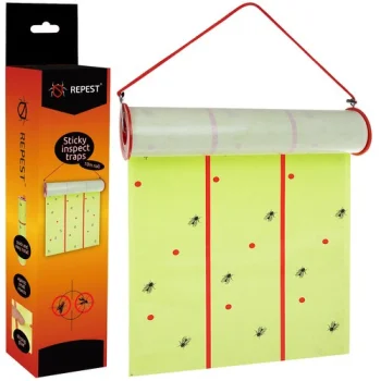 Repest 10m Sticky Fly Paper Roll for Flying Insects