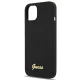 Guess Silicone Script MagSafe Case for iPhone 13 6.1\", Black