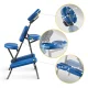 4FIZJO Portable Foldable Massage Chair, Blue