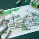 Dual-Tip Alcohol Markers Arrtx OROS, 24 Colours, Green Tones