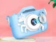 Children HD 1080P Mini Digital Camera with Games Unicorn, Blue
