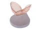 Leaf-Shaped Soap Dish with Drain, Orange