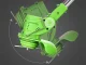 Cordless Grass Trimmer with 2 Batteries (12V, 1.5Ah)