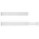 Ruhhy Adjustable Bamboo Drawer Organizer, 4 pcs, White