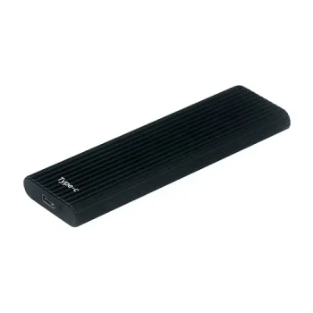 M.2 PCIe NVMe SSD External Enclosure USB 3.1 Type-C, Black