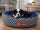 Soft Fluffy Dog Bed for Small and Medium Dogs Comfortable Round Calming Pet Bed