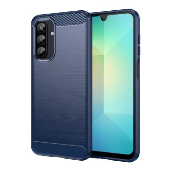 Carbon Case for Samsung Galaxy A26, Blue