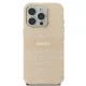 DKNY iPhone 16 Pro Max Case Repeat Texture Pattern With Stripe - Pink