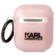 Karl Lagerfeld Ikonik Choupette Case for AirPods 1 / 2, Pink