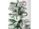 Christmas Tree Baubles Set 6cm Plastic 16 pcs Silver