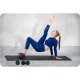 Neo-Sport Exercise Roller Set with Massage Ball & Double NS-998 Black-Blue