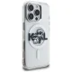 Karl Lagerfeld IML Glitter Karl & Choupette MagSafe Case for iPhone 16 Pro Max, Clear