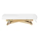 Electric SPA Treatment Couch Sillon Siesta White with Light Wood Base