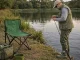 Folding Fishing Chair Portable Camping Seat with Carry Bag, Green