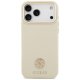 Guess Grained Strass Logo MagSafe Phone Case Cover iPhone 17 Pro Max - beige