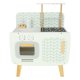 Lulilo Retro Wooden Play Kitchen for Kids with Accessories, 73 cm