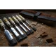 Kirschen Firmer Chisel Set 6 Pcs in Leather Bag (6-26 mm)