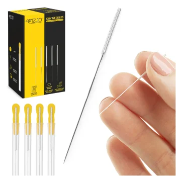 4FIZJO Acupuncture Needles with Guide Tube 100 pcs, 0.3 x 60 mm