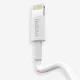 Dudao USB / Apple Iphone Lightning Data Charging Cable, 3A 1m, White