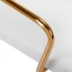 Beauty Chair ACTIVESHOP QS-OF211G, Gold / Cream-Grey