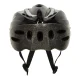 Adjustable bike helmet with ventilation, size L, 58-62 cm, black and white