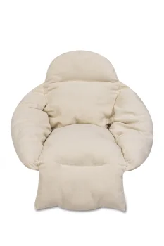 Luaro XXL Cushion for Stork Nest Hanging Swing, Ecru