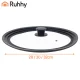 Ruhhy 3-in-1 Universal Silicone and Glass Lid (28/30/32 cm)