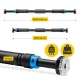4Fizjo Adjustable Doorway Pull-Up Bar 66-100 cm, Black/Blue