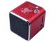 Pārnēsājams bezvadu skaļrunis ar FM radio un Bluetooth, sarkans