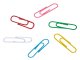 Metal Paper Clips 70 Pcs Round Office School Document Supplies, Multicolor