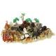 Animal Figures Set with Storage Box (59 pcs)
