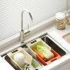 Adjustable Over The Sink Dish Drying Rack, Green