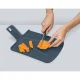Joseph Joseph Chop2Pot Plus 2-piece Folding Chopping Board Set, Blue