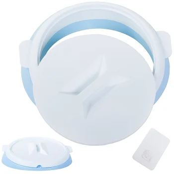 Hanging Trash Bag Holder with Lid and Suction Cup