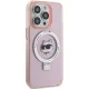 Karl Lagerfeld iPhone 15 Pro Case Magsafe Ringstand, Pink