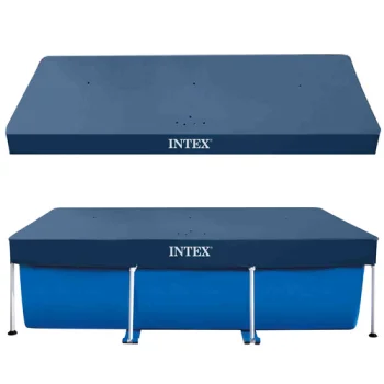 Intex 28038 Pool Cover 300x200 cm, Dark Blue