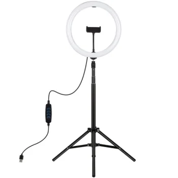 LED Ring Light 30cm with Tripod Stand Up to 1.65m and Phone Holder, USB