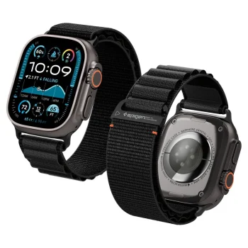 Spigen WBF1 Strap for Apple Watch 44 / 45 / 46 / 49 mm - Black