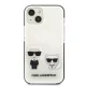 Karl Lagerfeld Karl & Choupette Case for iPhone 13 mini, White