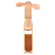 Portable Mini USB Fan with Power Bank Function, Pink